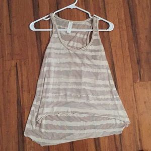 Seven Times Seven half sheer tank top.